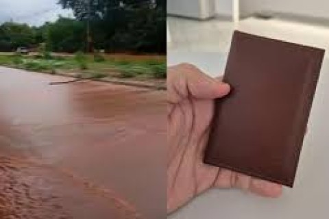 Carteira cheia de dinheiro cai em enxurrada e homem perde ‘bolada’ em Campo Grande