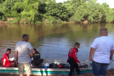 Continua buscas por homem desaparecido no Rio Apa em Bella Vista Norte.